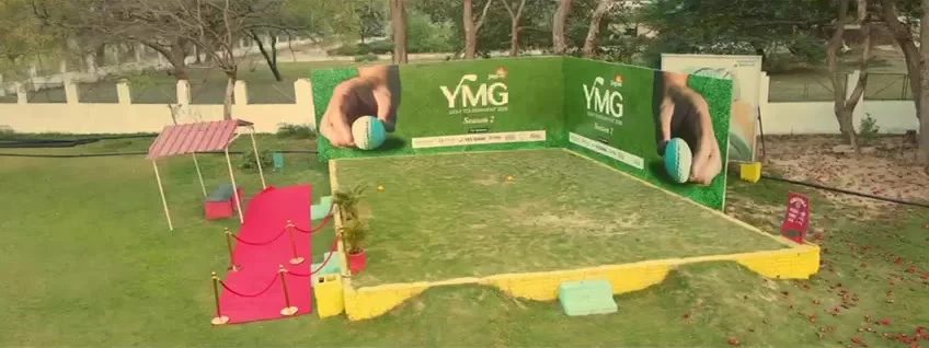 Hole-in-one challenge setup